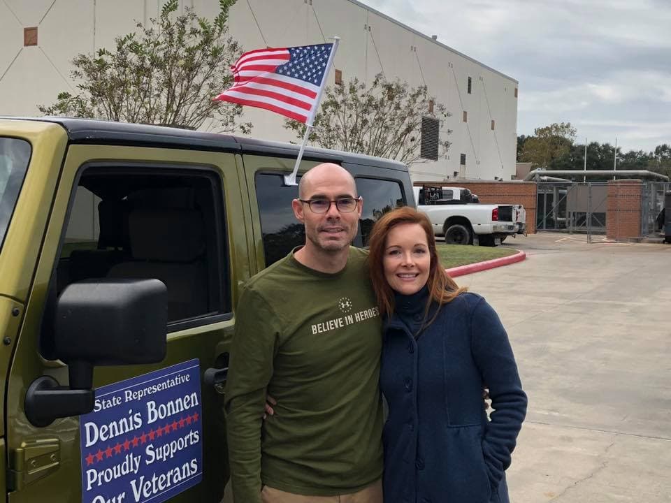 Dennis and Kim Bonnen at a community parade